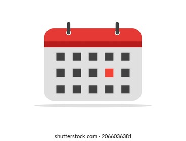 calendar modern icon design. flat style design with color