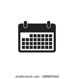 Calendar Month Icon Factor Isolated Illustration