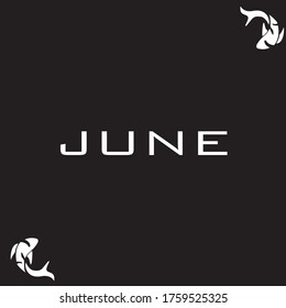 CALENDAR MONTH Vector Design Minimalist and modern