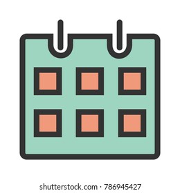 Calendar, month, year