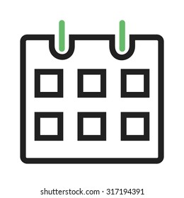 Calendar, month, year icon vector image. Can also be used for business, finance and accounts. Suitable for web apps, mobile apps and print media.