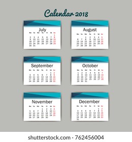 calendar months isolated icon