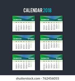 calendar months isolated icon