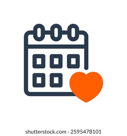 Calendar for Mother's Day Vector Icon