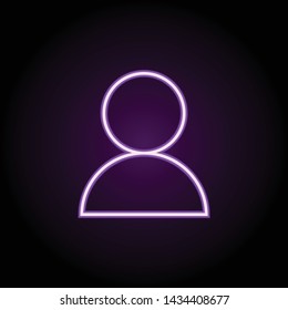 calendar neon icon. Elements of web set. Simple icon for websites, web design, mobile app, info graphics