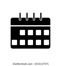 nuevo icono de calendario vector simple 