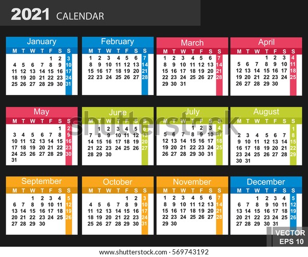 2021 new year calendar Calendar New Year 2021 Date Your Stock Vector Royalty Free 569743192 2021 new year calendar