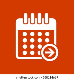 calendar next day icon