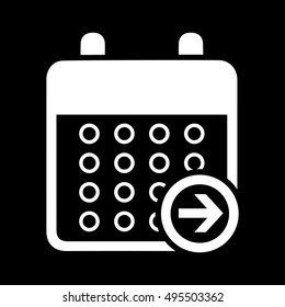 calendar next day icon