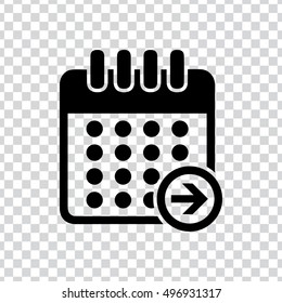 calendar next day icon