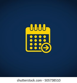 calendar next day icon