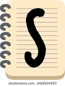 Calendar Note Letter Alphabet Vector Element