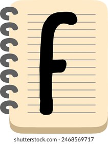 Calendar Note Letter Alphabet Vector Element