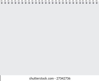 calendar or notebook sheet template. Set of empty albums, notebooks, calendars, and sheets mockup. Realistic notebook vector.