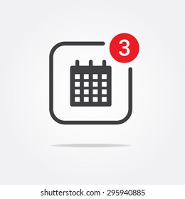 Calendar Notification Icon