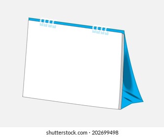calendar on gray background