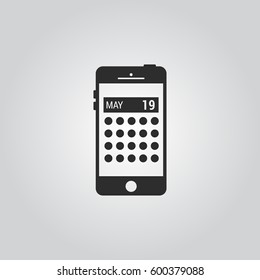 calendar on smartphone