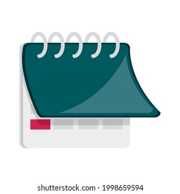 calendar organizer and plan isolated