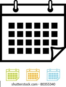 Calendar organizer - Vector icon