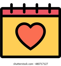 calendar outline icon