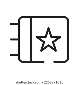 Icono de contorno de calendario, calendario lineal, transparente en blanco y negro