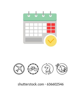 Calendar page