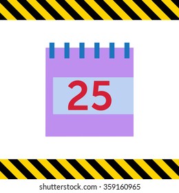 Calendar page with date