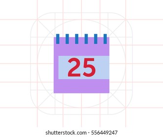 Calendar page with date