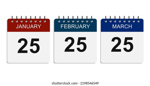 Calendar page icons set. Suitable for mark agenda app, date page, check, approved, date, watch, deadline. Vector illustration. EPS 10.