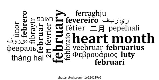Calendar page  Love heart month or happy singles day. 14 february, valentine, valentines day or for romantic, wedding banner. Fun vector icon sign