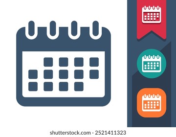 Calendar, Calendar Page, Schedule, Appointment Icon. Professional, pixel perfect icon. EPS 10 format.