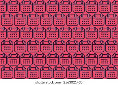 Calendar pattern cute and simple background