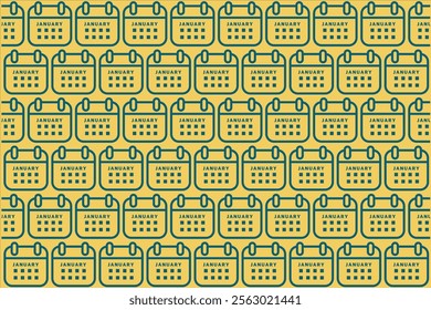 Calendar pattern cute and simple background