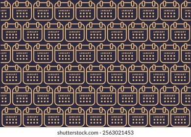Calendar pattern cute and simple background
