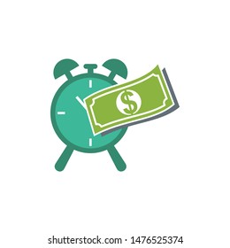 Calendar with payday calculator concept vector isolated illustration 