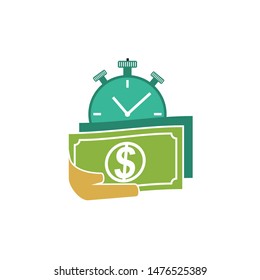 Calendar with payday calculator concept vector isolated illustration 