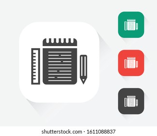 calendar and pencil. Concept of class timetable or schedule, personal study plan creation