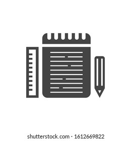 calendar and pencil. Concept of class timetable or schedule, personal study plan creation