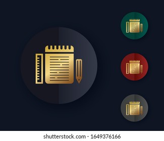 calendar and pencil. Concept of class timetable or schedule, personal study plan creation