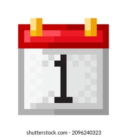 9,096 Calendar Pixel Stock Vectors, Images & Vector Art | Shutterstock