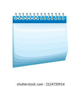calendar plan icon flat isolated