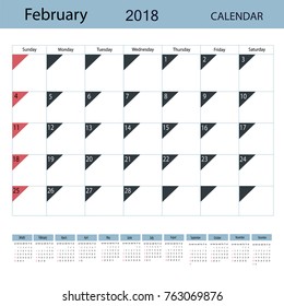Calendar with a planer on an isolated background