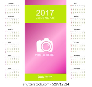 Calendar Planner for 2017 Year