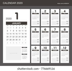 20?? Calendar Planner Design.??