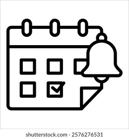Calendar Planner Icon Element For Design