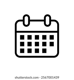  calendar, planner - vector icon