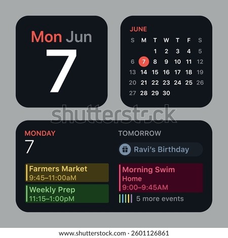 Calendar – Pop-Up Design for Mobile Apps