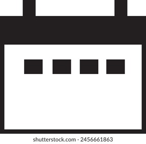 calendar range pixel perfect icon design. 