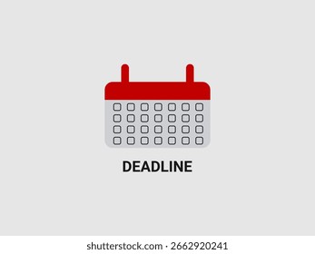 a calendar with a red top