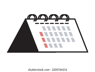 calendar remider date isolated icon